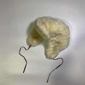 vintage faux fur trapper hat